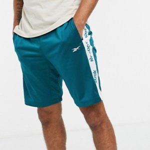 Reebok TE Linear Logo Shorts in Heritage Teal
